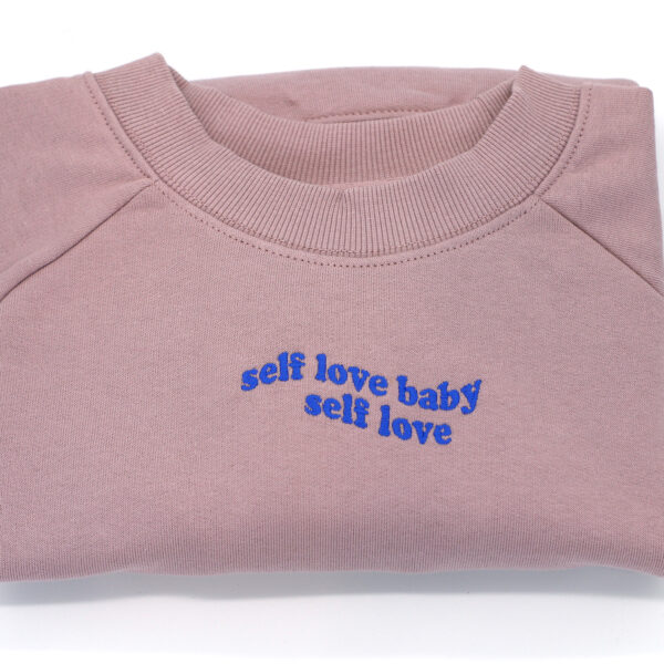sweater_lilac petal_self love baby self love_fwk